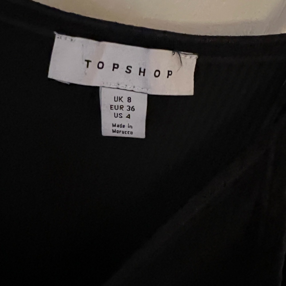 Topshop ribbed jersey bodycon midi dress. Size 4 - Picture 6 of 7